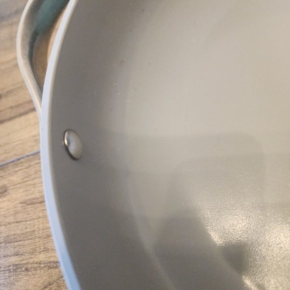 Caraway Nonstick Ceramic 4.5 Qt Sauté Pan with Lid - Sage Green - 12" Diameter - Picture 6 of 9